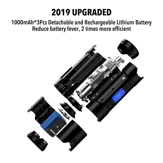 12V Air Compressor 150 PSI Tire Inflator for Car Motor Bicycle Tire Pump with Tire Gauge LED Light Power Bank