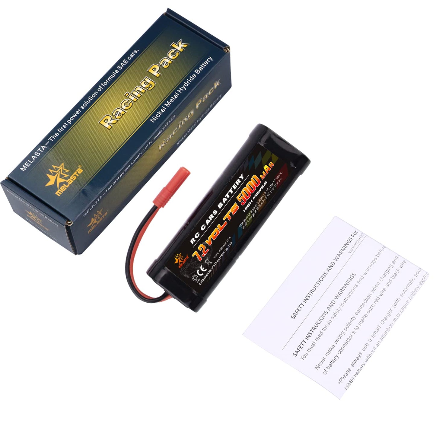RC Battery for Redcat Racing – Banana Plug ( NiMH) 7.2V 5000mAh