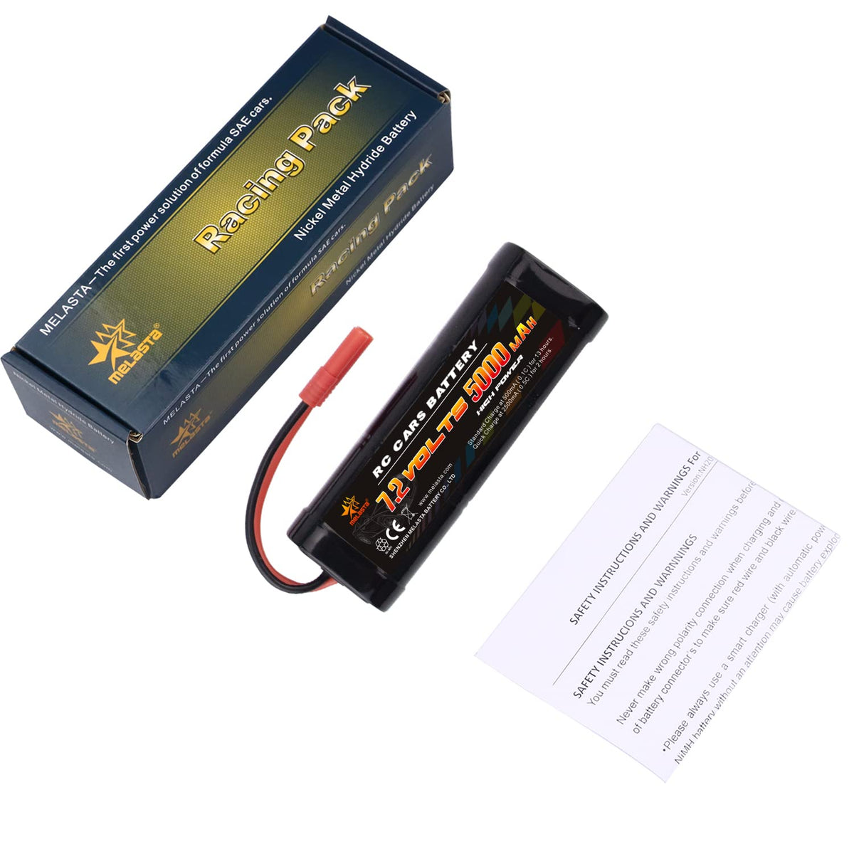 RC Battery for Redcat Racing – Banana Plug ( NiMH) 7.2V 5000mAh