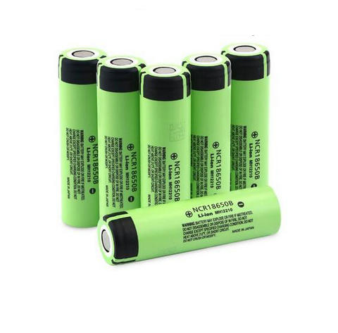 4PCS 18650B 3.7v 3400mAh Battery for flashlight