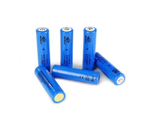 18650 3.7V 2600mAh Li-ion battery for flashlight – Melasta