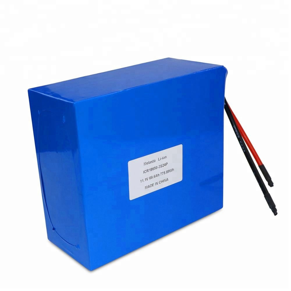 11.1V 69.6Ah Li-ion Electric Motorcycle Battery Pack