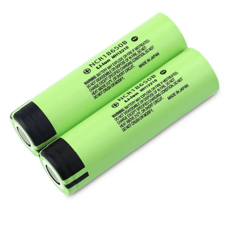 4PCS 18650B 3.7v 3400mAh Battery for flashlight