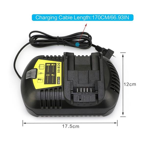 Charger For Dewalt 10.8V/20V Li-ion Battery