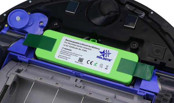 6.4Ah 14.8V Li-ion Replacement Battery for iRobot Roomba