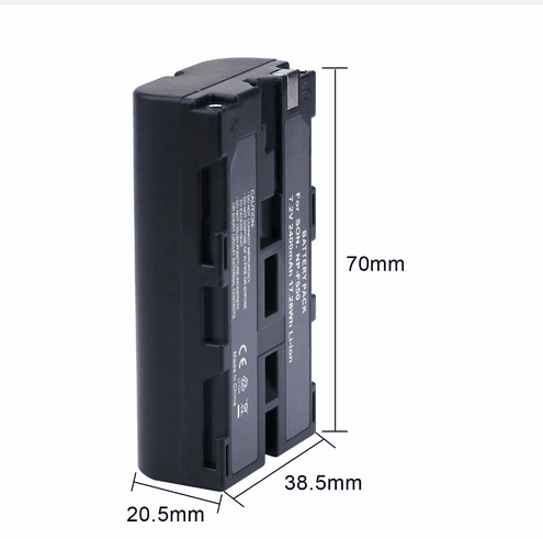 7.2v 2400mAh Liion battery for for Sony NP-F330, NP-F530