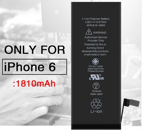 1810mAh battery For iPhone 6 Lithium Polymer Battery