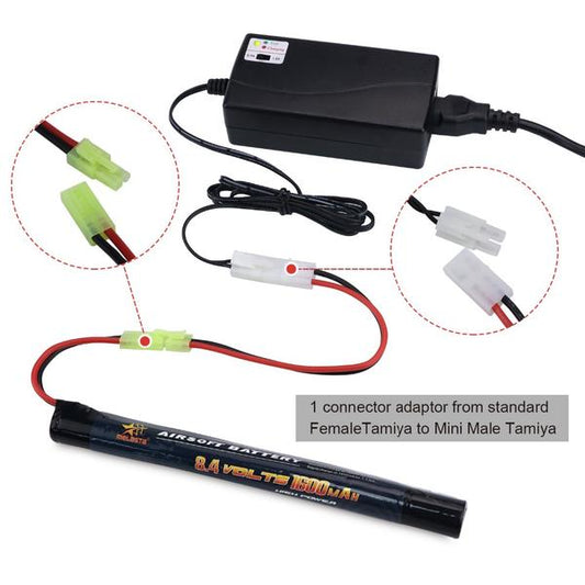 8.4V-12V RC NIMH NICD Charger for NIMH Battery Pack