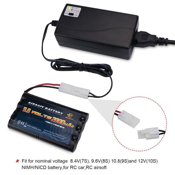 8.4V-12V RC NIMH NICD Charger for NIMH Battery Pack