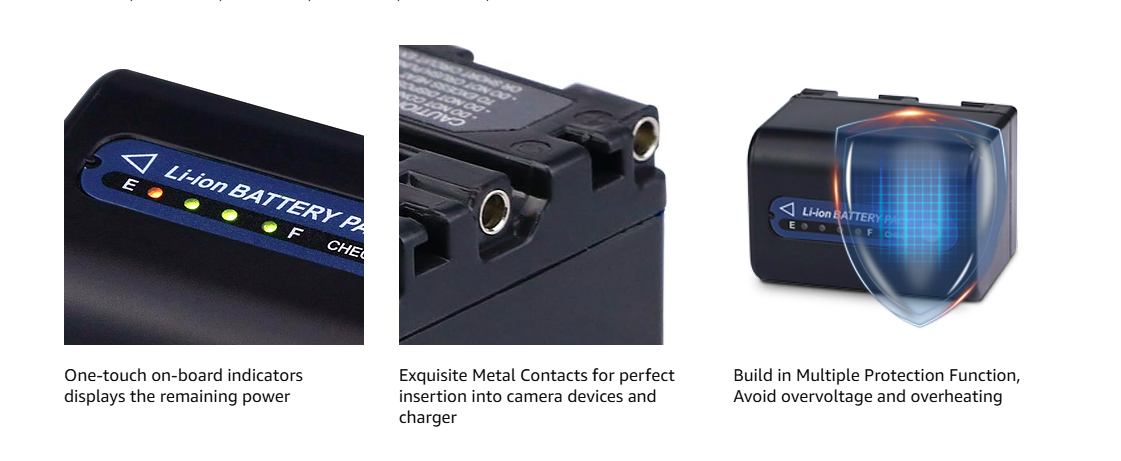 Sony NP-QM71 Replacement Battery (7.2V ,3000mAh)  Li-ion Battery