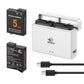 DJI Osmo Action 6/5 Pro/4/3 Battery Replacement (2100mAh, 2-Pack) with Dual-Slot Charging Hub