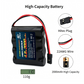 4.8V 2000mAh NiMH battery for remote control airplane dual-blade servo motors, flat-type receivers.