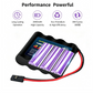 4.8V 2000mAh NiMH battery for remote control airplane dual-blade servo motors, flat-type receivers.