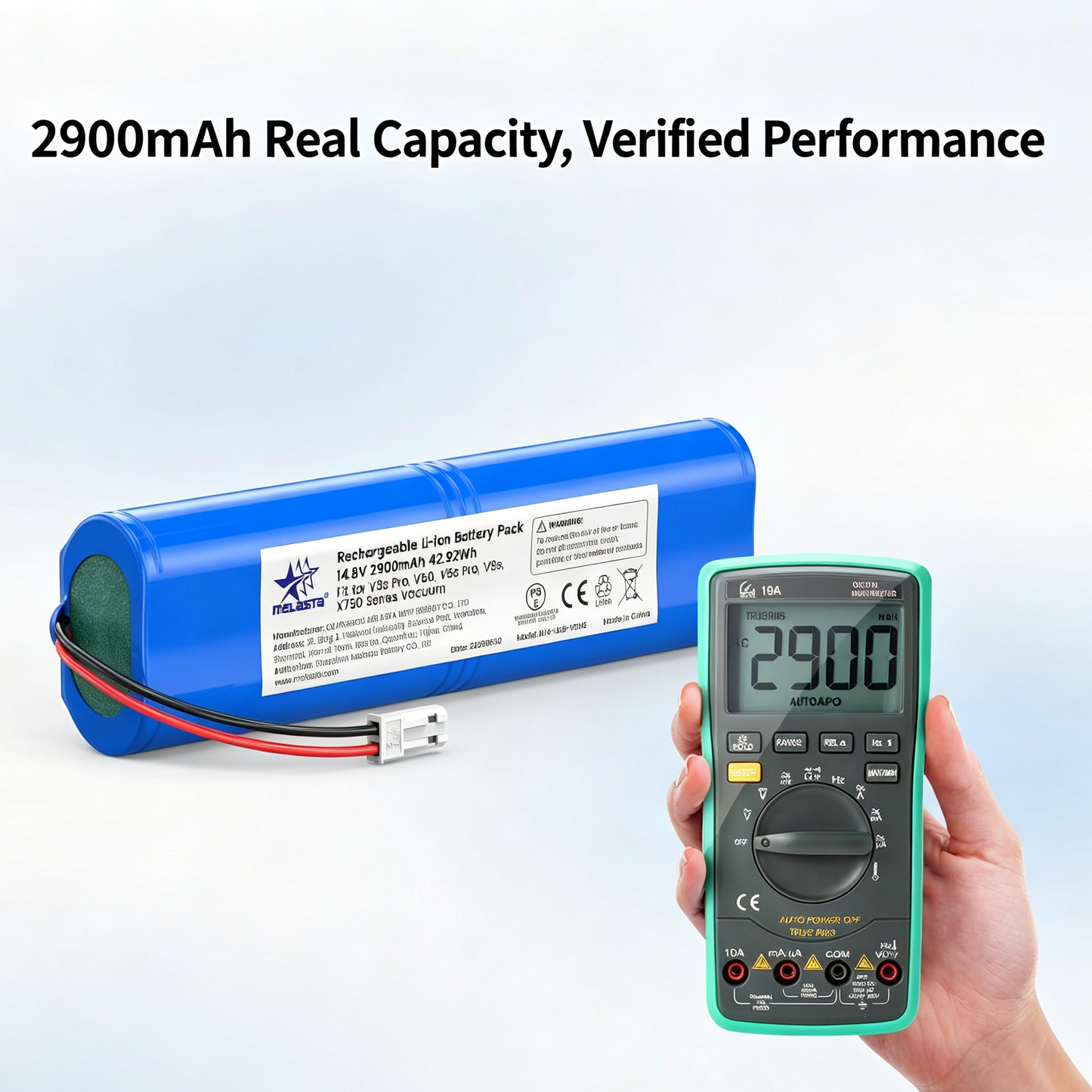 ILIFE V3sPRO/V8s/V80Max Replacement Battery 14.4V 2900mAh