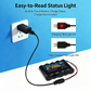 6.0V 2200mAh NiMH RC Battery Pack , Rechargeable Battery for RC Cars, Trucks & Boats with SM-2P Connector & USB Charger