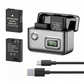 Nikon EN-EL14/14a Replacement Battery (2-Pack) and Dual Charger