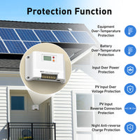 Melasta MPPT Solar Charge Controller (20A, 12 V/24 V, Bluetooth Solar Charge Controller System, with LCD Display, MPPT for AGM, Gel, LiFePO4, Lithium Battery, Trailers, Boats, Yachts, Voyager