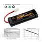 7.2V 2000mAh Ni-Cd RC Car replacement Battery with Tamiya Connector