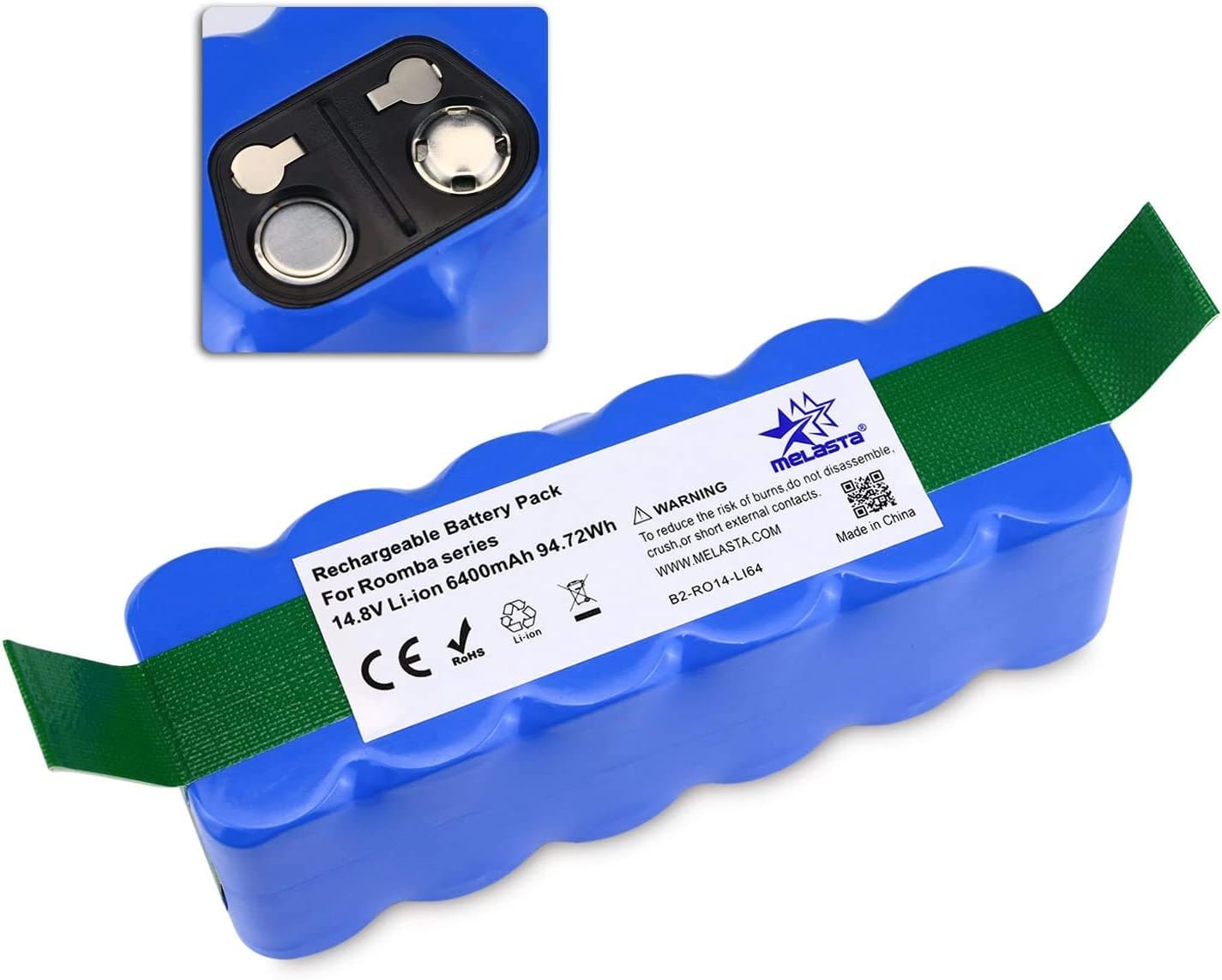 iRobot Roomba 500-800 Series Replacement Battery ( 6400mAh Li-ion)Compatible with 560, 580, 650, 660, 880 & More