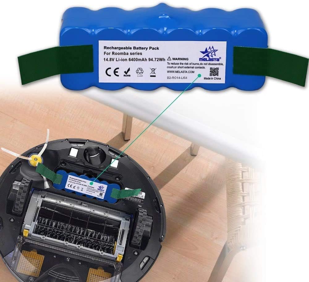 iRobot Roomba 500-800 Series Replacement Battery ( 6400mAh Li-ion)Compatible with 560, 580, 650, 660, 880 & More