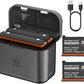 Melasta Insta360 X3 Battery Replacement - 1800mAh 2-Pack with Charger & USB-C
