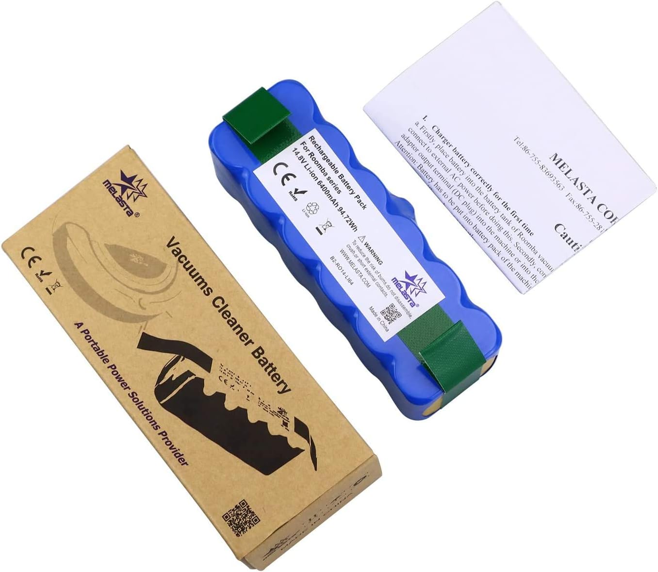 iRobot Roomba 500-800 Series Replacement Battery ( 6400mAh Li-ion)Compatible with 560, 580, 650, 660, 880 & More