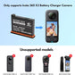 Melasta Insta360 X3 Battery Replacement - 1800mAh 2-Pack with Charger & USB-C