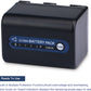 Sony NP-QM71 Replacement Battery (7.2V ,3000mAh)  Li-ion Battery