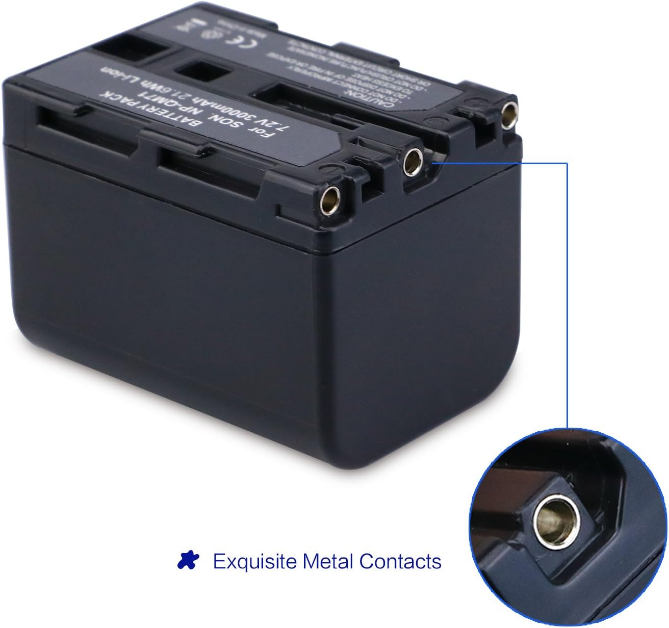 Sony NP-QM71 Replacement Battery (7.2V ,3000mAh)  Li-ion Battery