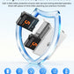 DJI Osmo Action 6/5 Pro/4/3 Battery Replacement (2100mAh, 2-Pack) with Dual-Slot Charging Hub