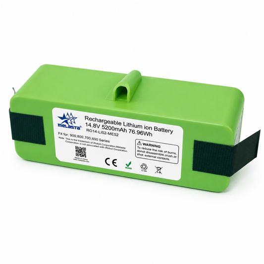 iRobot Roomba 900 800 700 600 Series Replacement Battery (5200 mAh, Lithium-Ion Battery )