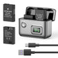 Nikon EN-EL14/14a Replacement Battery (2-Pack) and Dual Charger