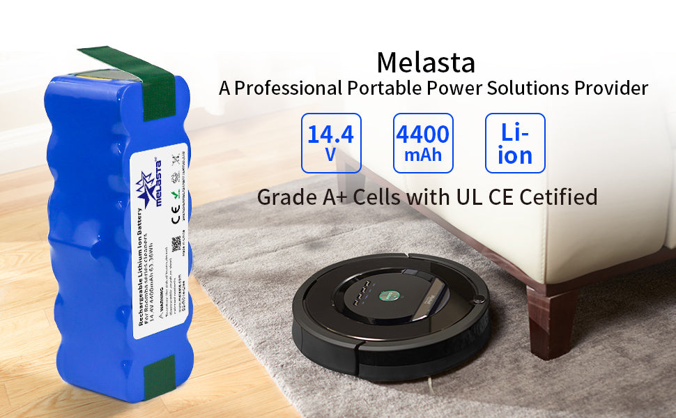iRobot Roomba 500-800 Series Replacement Battery ( 6400mAh Li-ion)Compatible with 560, 580, 650, 660, 880 & More