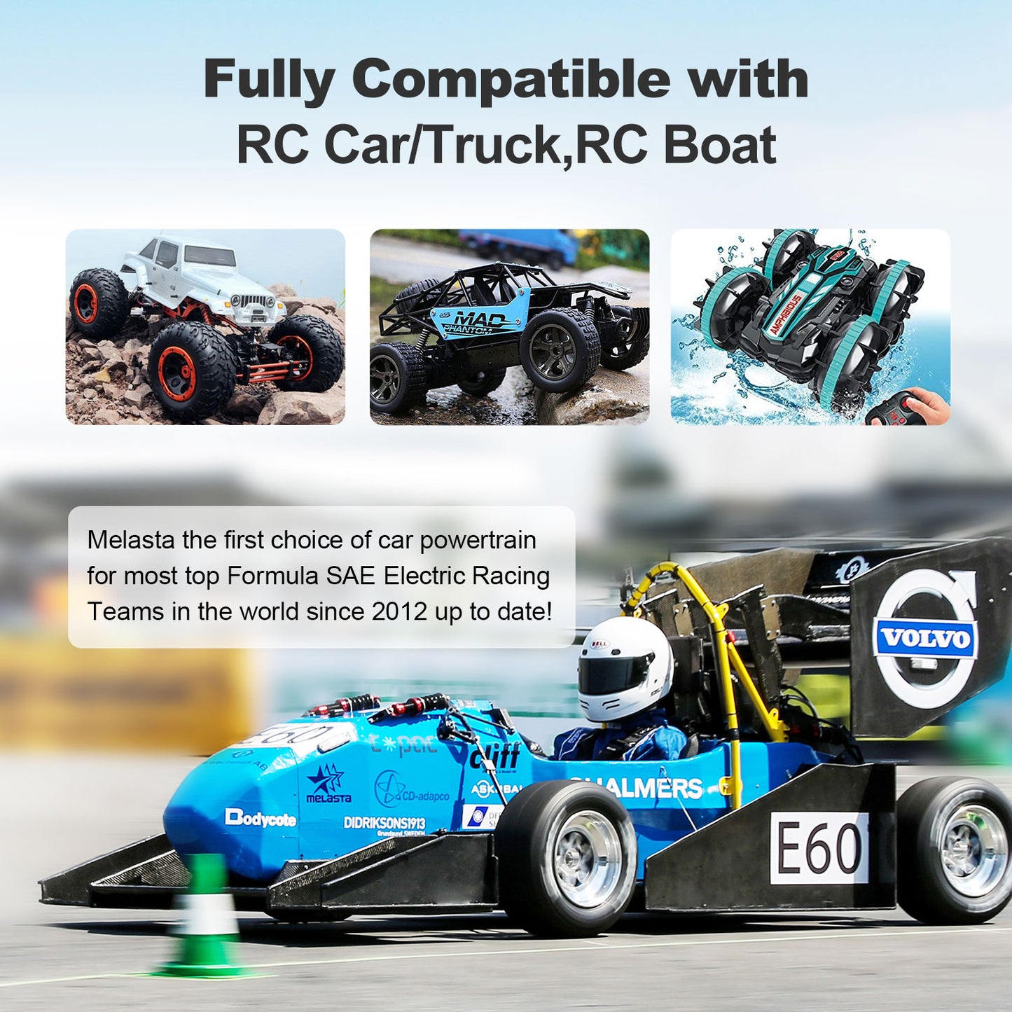 7.2V 5000mAh Ni-MH Battery with TA for RC Cars