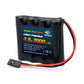 4.8V 2000mAh NiMH battery for remote control airplane dual-blade servo motors, flat-type receivers.