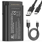 Eufy E340 Doorbell Replacement Battery with USB-C Charging Port  3.6V 6700mAh