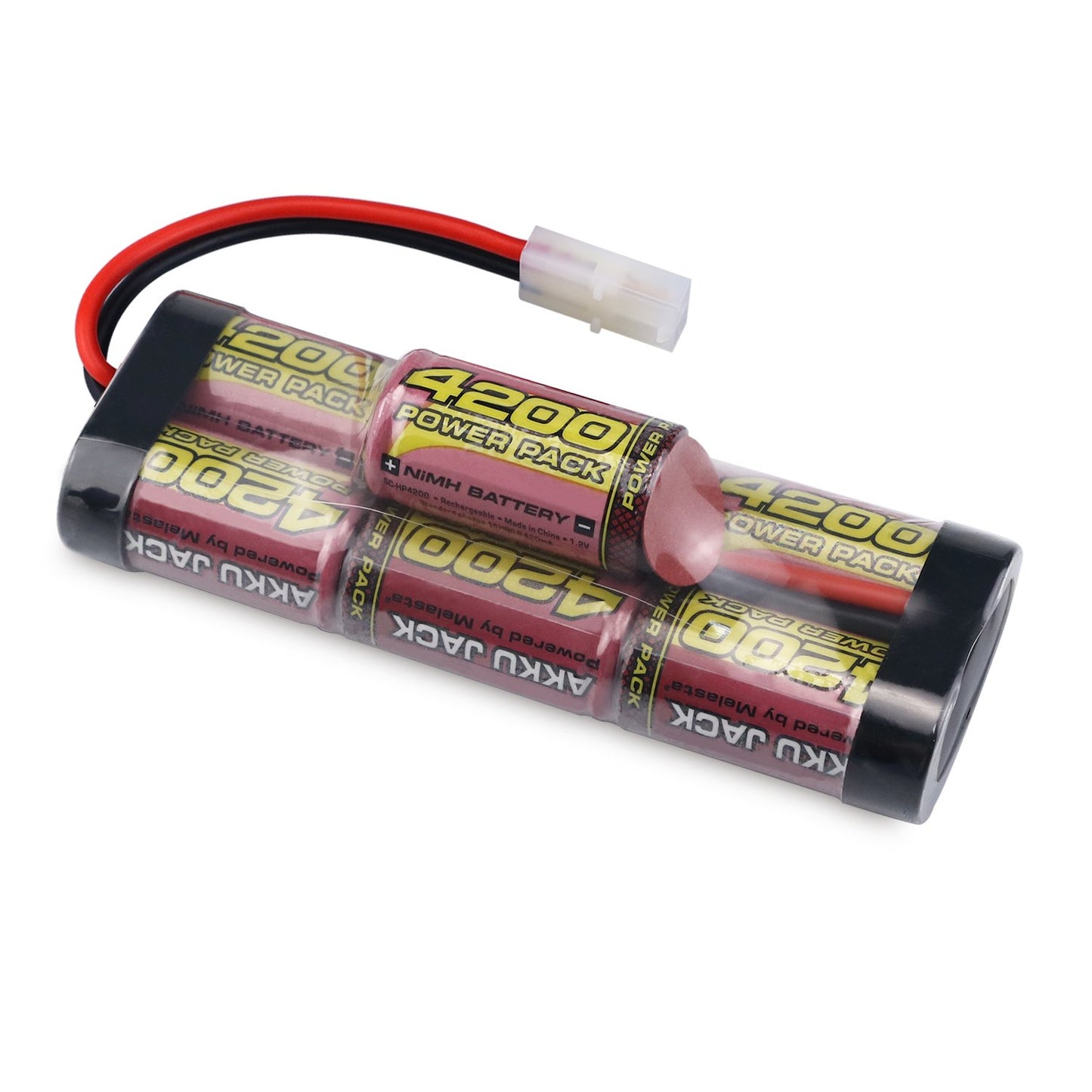 8.4V 4200mAh 7-Cell Hump NiMH Battery for RC Cars – Tamiya Plug