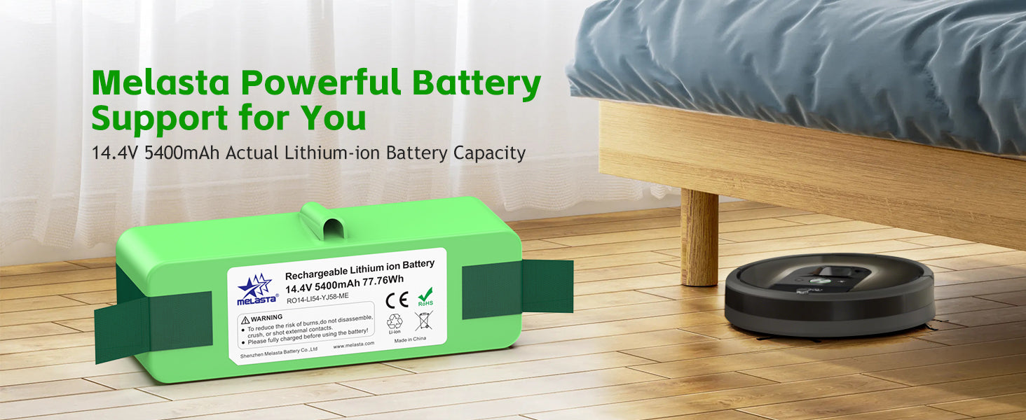 iRobot Roomba 980/960/900 Series Replacement Battery   14.4V 5400mAh