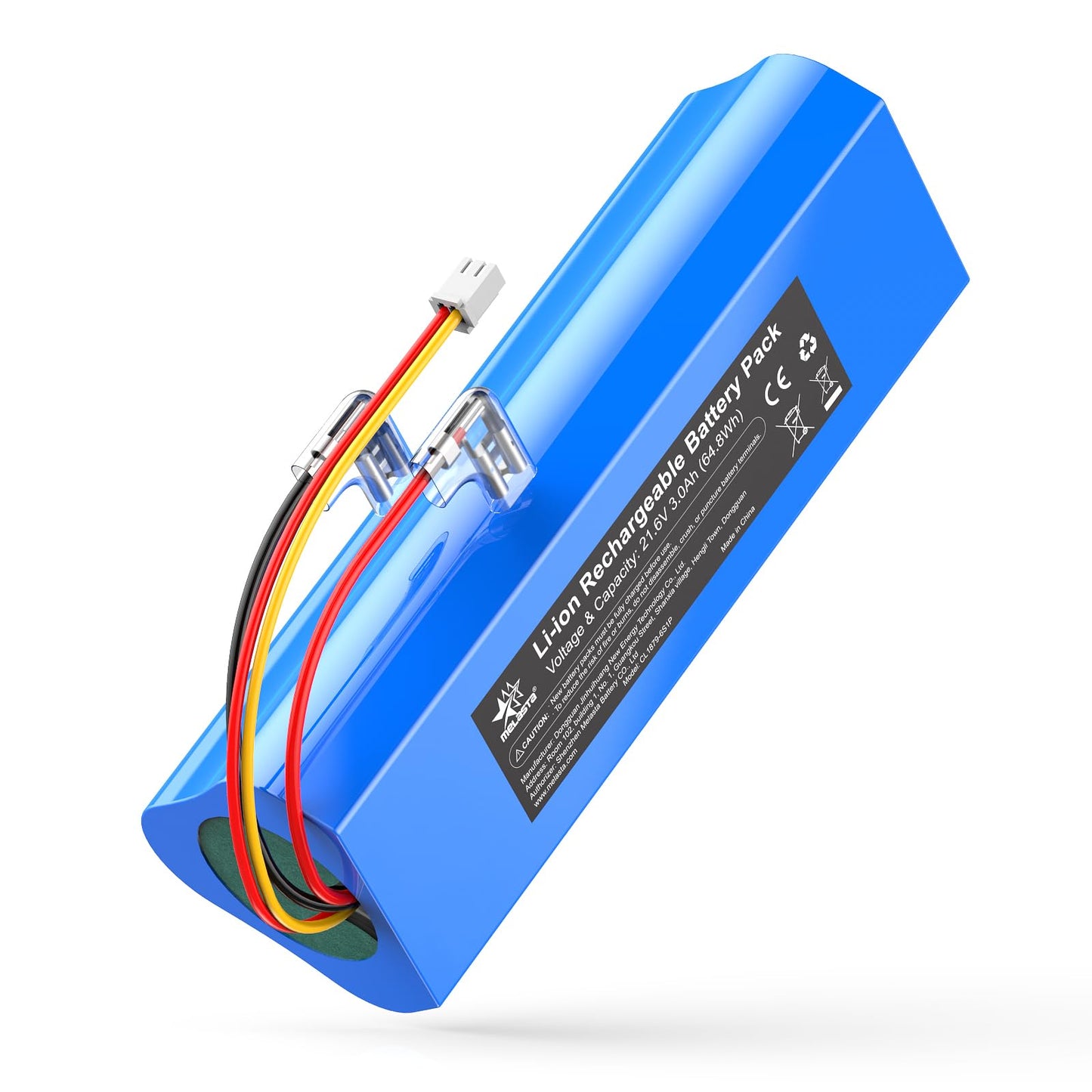 21.6V 3000mAh Replacement Battery for  Tineco