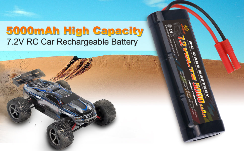RC Battery for Redcat Racing – Banana Plug ( NiMH) 7.2V 5000mAh
