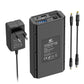 12 V Power Bank 6000 mAh Portable LiFePO4 Power Bank with Charger