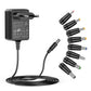 12V 1A AC/DC Power Adapter for 12V Electronics