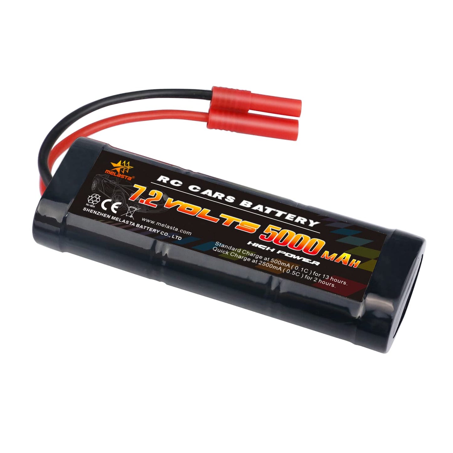RC Battery for Redcat Racing – Banana Plug ( NiMH) 7.2V 5000mAh