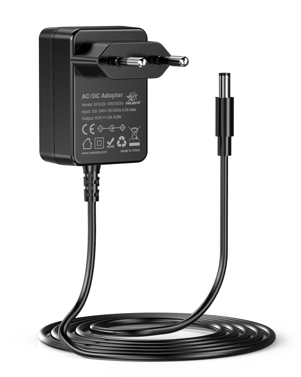 0.5 x 0.2 cm 9V 1A Power Supply for Boss PSA-120S