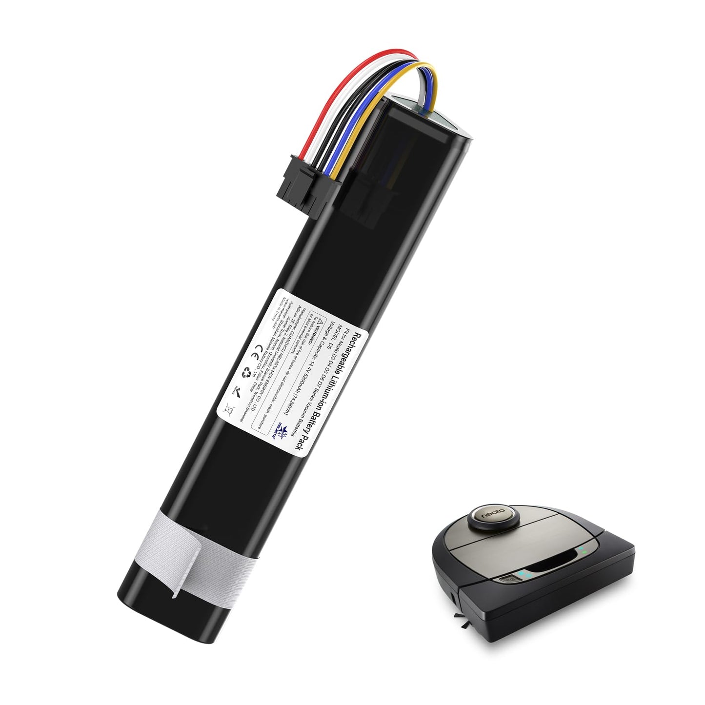 Neato Botvac D3/D4/D5/D6/D7 Battery 14.4V 5200mAh (945-0225 Compatible)