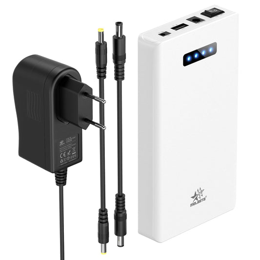 12V Power Bank for LED Strips   5200mAh 60Wh with 9V DC & USB Output