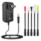 RC Battery Charger for NiMH Packs , Universal 2.4-12V with Tamiya/JST Connectors