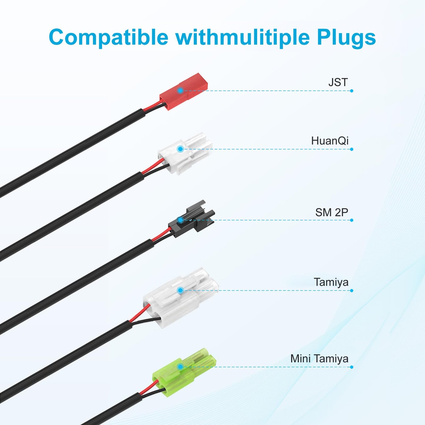 【UK Plug】Intelligent Universal Charger for Nimh/Nicd Rechargeable Battery