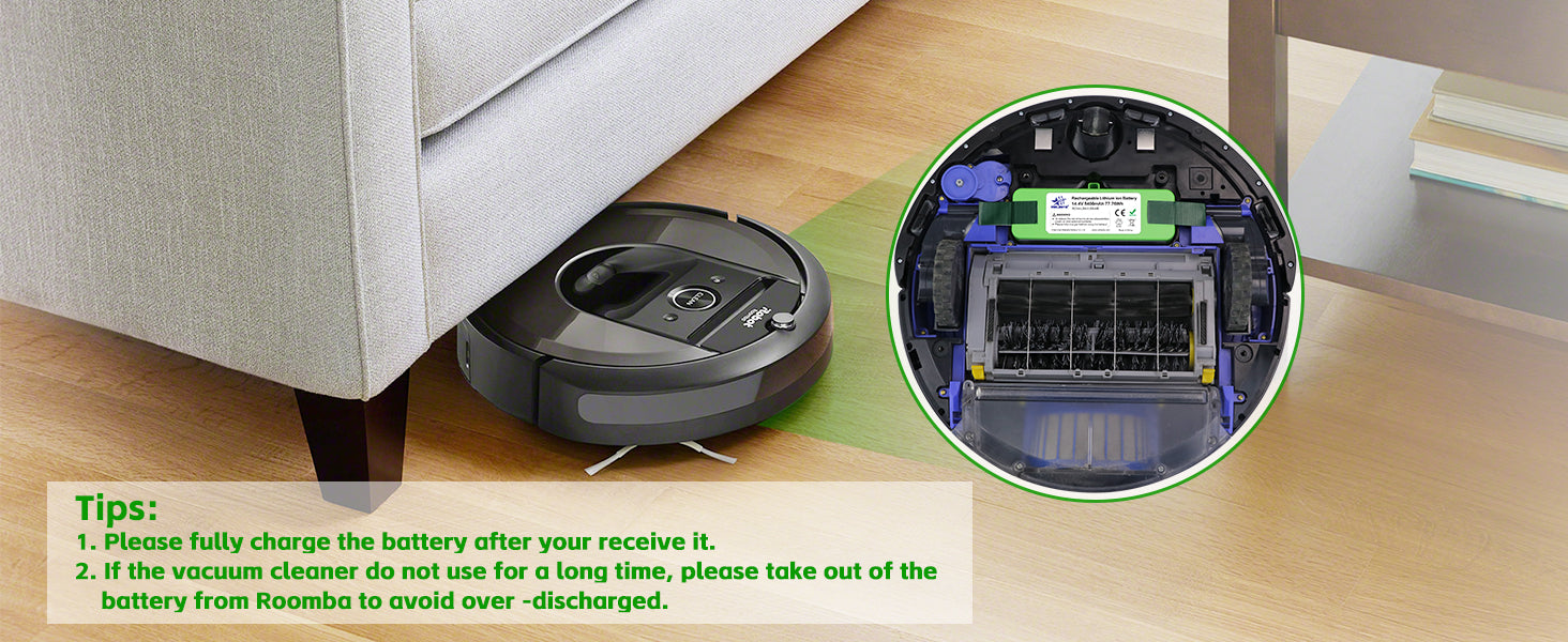 iRobot Roomba 980/960/900 Series Replacement Battery   14.4V 5400mAh