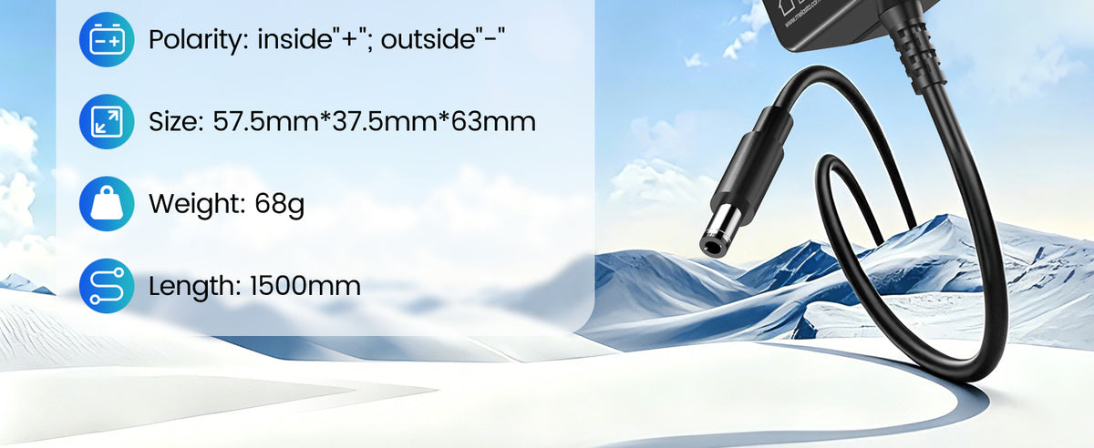 0.5 x 0.2 cm 9V 1A Power Supply for Boss PSA-120S